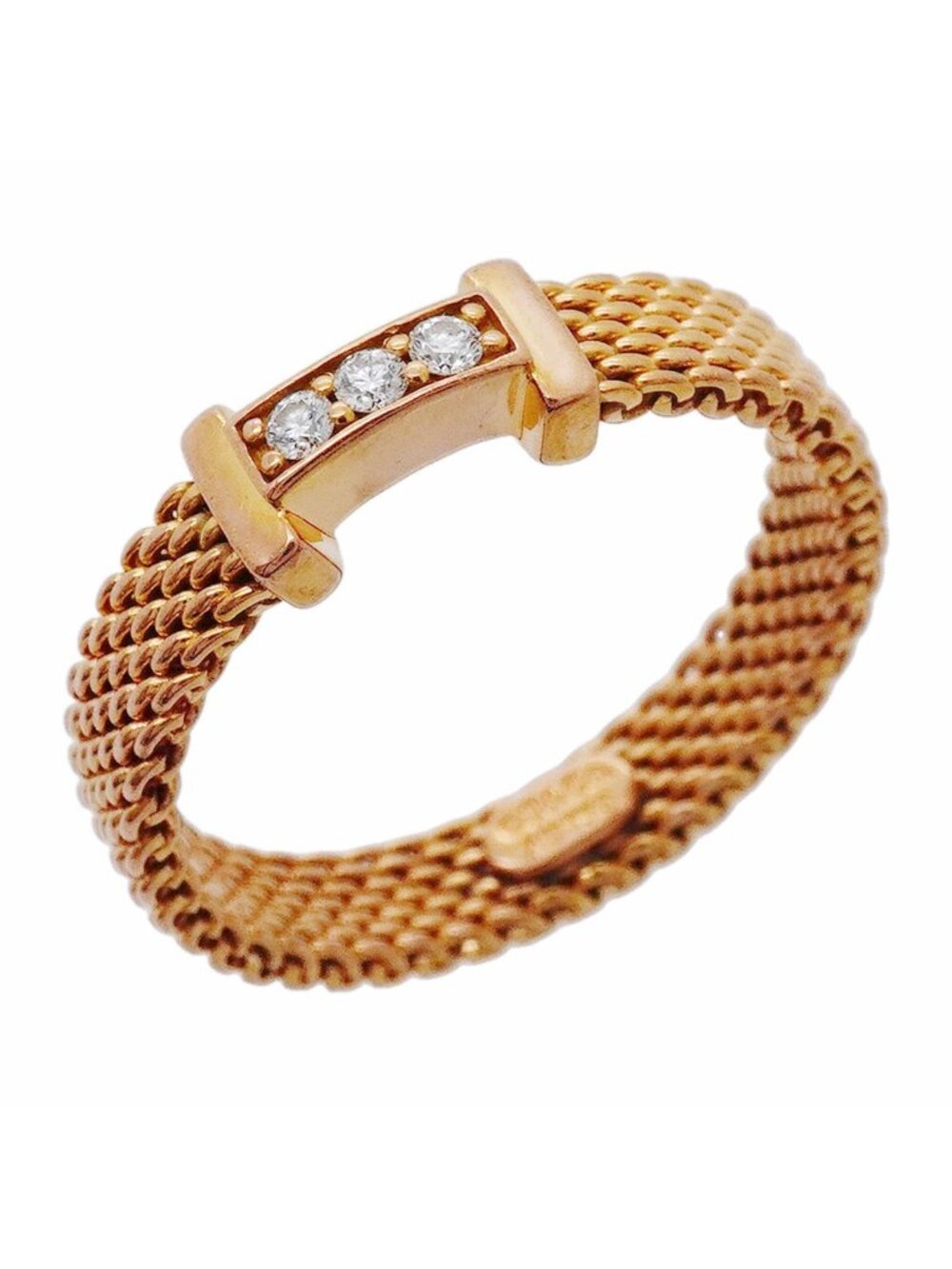 Tiffany & Co Ring Somerset Pink Gold Diamond